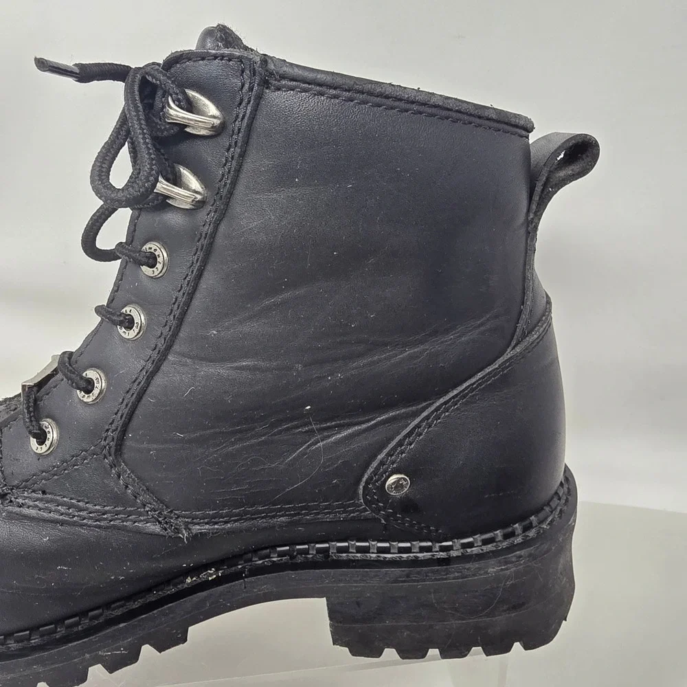 Milwaukee Motorcycle Boots Mens 11.5 MB445 Freedom Flex Black Leather Fair